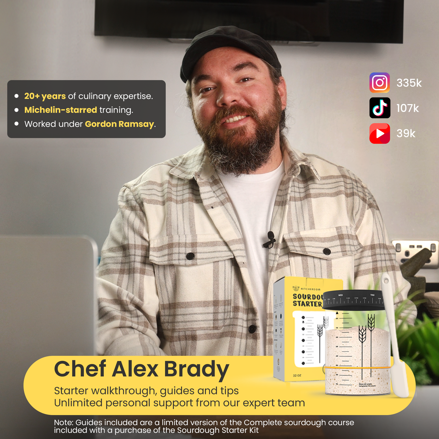 Sourdough Starter Jar (Quart)